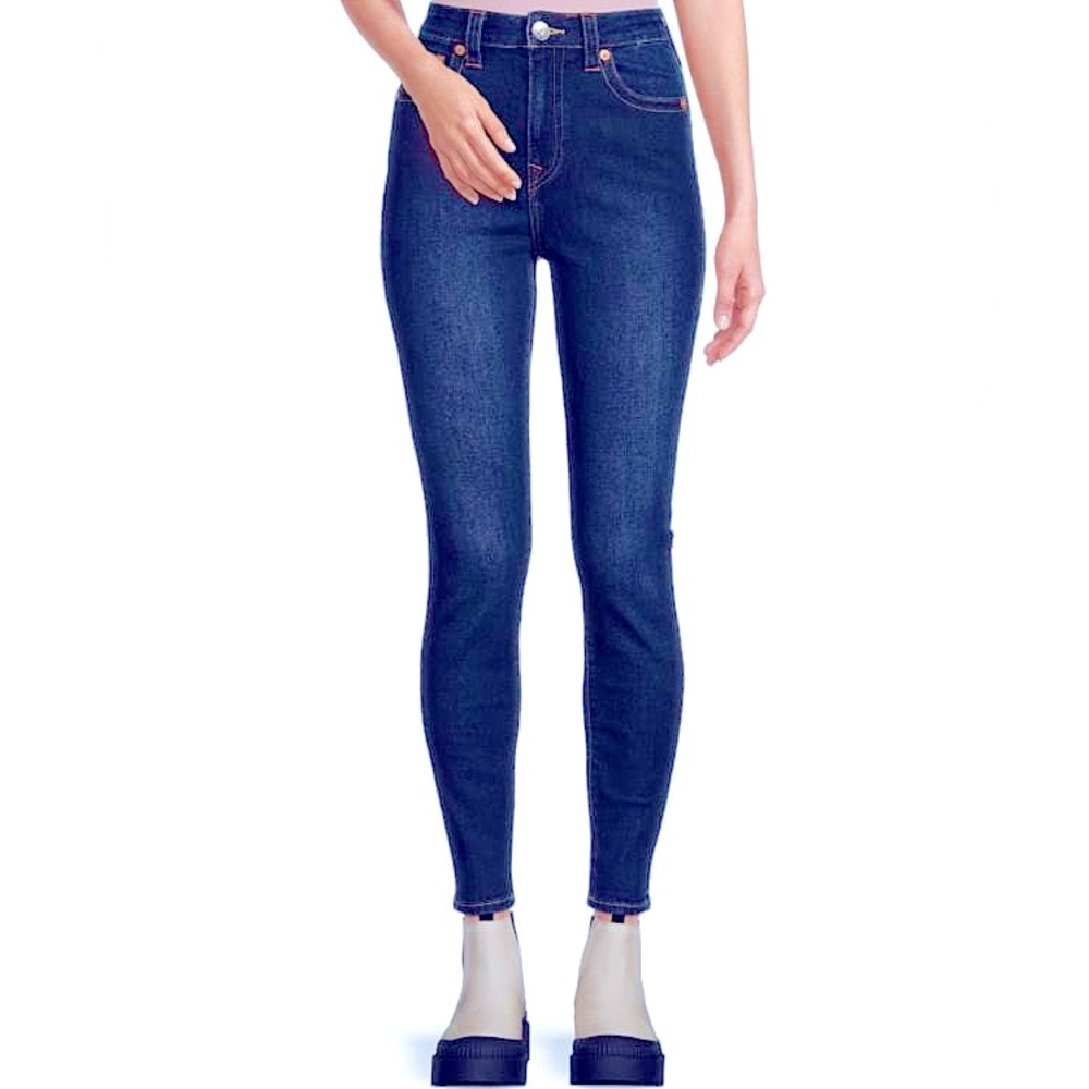 True Religion High Waisted Jennie Skinny Jeans…size 26…NWT